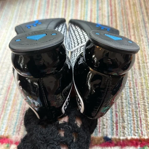 SOLD! Fluevog NEW Fellowship Martha x/o print contrast lace-up loafers -10/10.5 - Picture 14 of 16